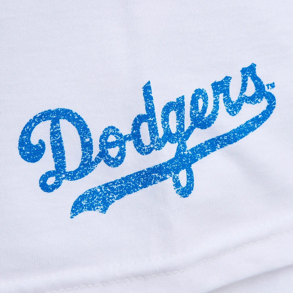 T-shirt de joueur blanc la collection Cooperstown des Dodgers Los Angeles Jackie Robinson Mitchell & Ness pour hommes
