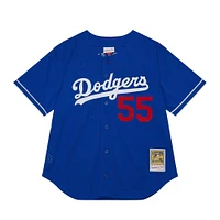 Men's Mitchell & Ness Orel Hershiser Royal Los Angeles Dodgers 2000 Authentic Batting Practice Jersey