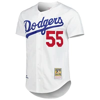 Men's Mitchell & Ness Orel Hershiser White Los Angeles Dodgers Cooperstown Collection Authentic Jersey