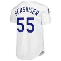 Men's Mitchell & Ness Orel Hershiser White Los Angeles Dodgers Cooperstown Collection Authentic Jersey