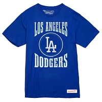 Men's Mitchell & Ness Royal Los Angeles Dodgers Arched Logo Slub T-Shirt