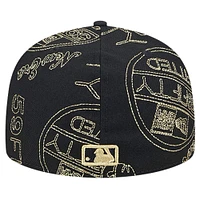 Men's New Era Black Los Angeles Dodgers 59FIFTY Day Fitted Hat