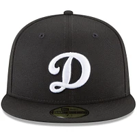 Men's New Era Black Los Angeles Dodgers 59FIFTY Fitted Hat