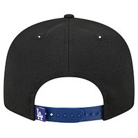 Men's New Era Black Los Angeles Dodgers Splatter 9FIFTY Snapback Hat