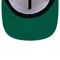 Men's New Era Cream Los Angeles Dodgers Iron Golfer Snapback Hat