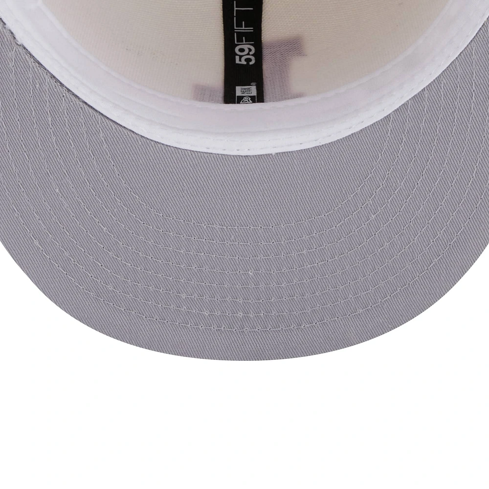 Casquette ajustée 59FIFTY 50e anniversaire des Dodgers de Los Angeles New Era or/crème pour homme