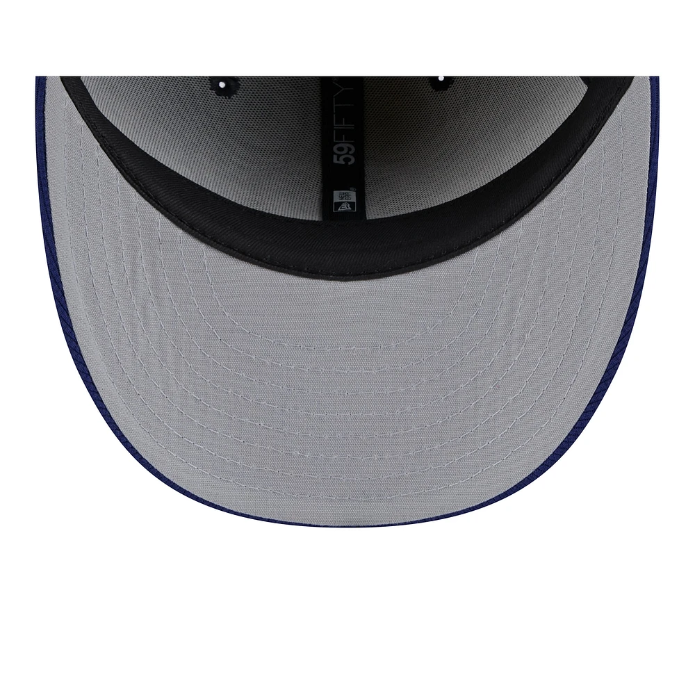 Men's New Era  Gray/Royal Los Angeles Dodgers 2025 Batting Practice Low Profile 59FIFTY Fitted Hat