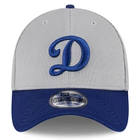 Men's New Era  Gray Los Angeles Dodgers 2025 Batting Practice 39THIRTY Flex Hat