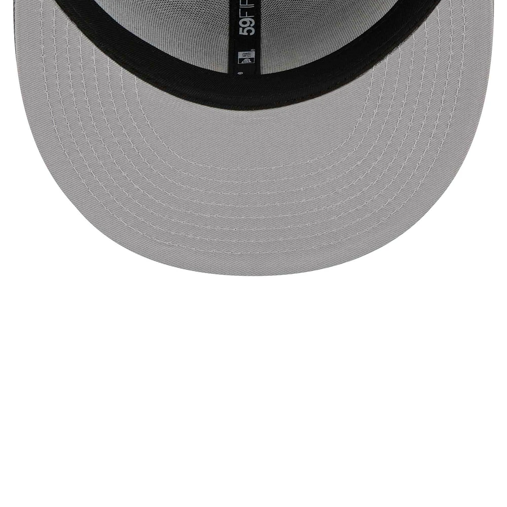 Men's New Era Gray Los Angeles Dodgers Color Pack 59FIFTY Fitted Hat
