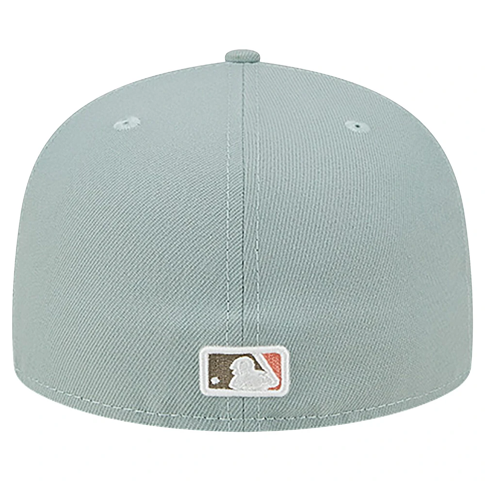 Men's New Era Green Los Angeles Dodgers Spring Forest 59FIFTY Fitted Hat