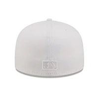 Men's New Era Los Angeles Dodgers White on 59FIFTY Fitted Hat
