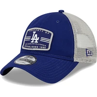 Men's New Era Navy Los Angeles Dodgers Property Trucker 9TWENTY Snapback Hat