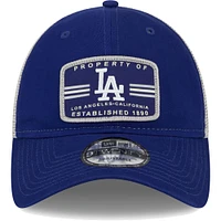 Men's New Era Navy Los Angeles Dodgers Property Trucker 9TWENTY Snapback Hat