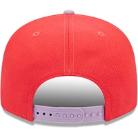 Men's New Era Red/Purple Los Angeles Dodgers Spring Basic Two-Tone 9FIFTY Snapback Hat