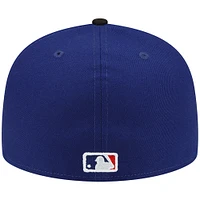 Casquette ajustée 59FIFTY Los Angeles Dodgers 2022 City Connect New Era pour homme, bleu roi/noir