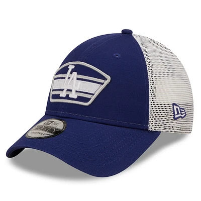 NWE DODGRS ROYAL MLB NWE LOGO PATCH TRUCKER 9FORTY HATMENSTR