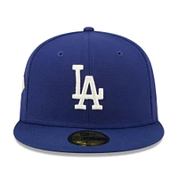 Men's New Era Royal Los Angeles Dodgers 1988 World Series Champions Citrus Pop UV 59FIFTY Fitted Hat