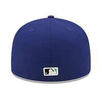Men's New Era Royal Los Angeles Dodgers 1988 World Series Champions Citrus Pop UV 59FIFTY Fitted Hat