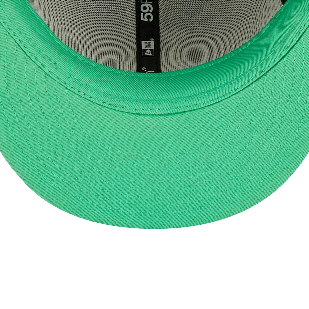 Men's New Era Royal Los Angeles Dodgers 1988 World Series Champions Citrus Pop UV 59FIFTY Fitted Hat