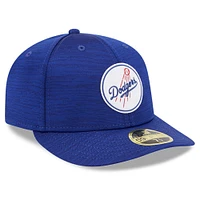 Men's New Era Royal Los Angeles Dodgers Clubhouse Low Profile 59FIFTY Fitted Hat
