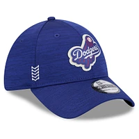 Men's New Era  Royal Los Angeles Dodgers 2024 Clubhouse 39THIRTY Flex Fit Hat