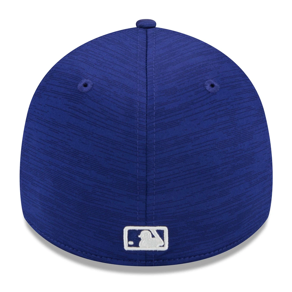 Men's New Era  Royal Los Angeles Dodgers 2024 Clubhouse 39THIRTY Flex Fit Hat
