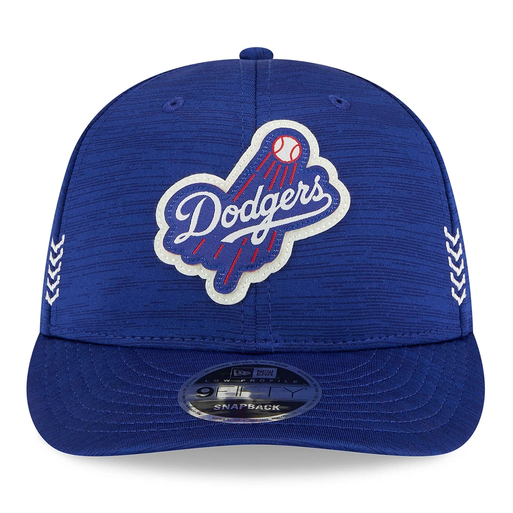 Men's New Era Royal Los Angeles Dodgers 2024 Clubhouse Low Profile 9FIFTY Snapback Hat