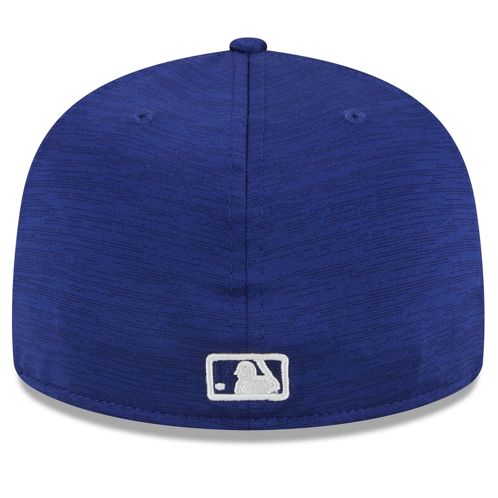 Men's New Era  Royal Los Angeles Dodgers 2024 MLB Clubhouse 59FIFTY Fitted Hat