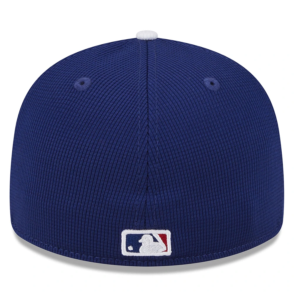 Men's New Era  Royal Los Angeles Dodgers 2025 Batting Practice Low Profile 59FIFTY Fitted Hat