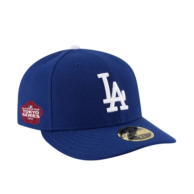 Casquette ajustée 59FIFTY à profil bas avec patch latéral New Era Royal Los Angeles Dodgers 2025 MLB World Tour: Tokyo Series pour homme