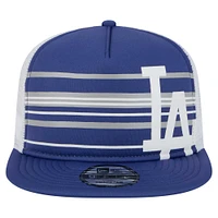 Men's New Era  Royal Los Angeles Dodgers 9FIFTY A-Frame Trucker Snapback Hat