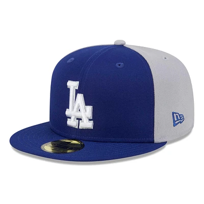 Casquette ajustée 59FIFTY New Era Royal Los Angeles Dodgers Gameday Sideswipe pour hommes