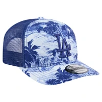 Men's New Era Royal Los Angeles Dodgers Hula Trucker 9SEVENTY Adjustable Hat