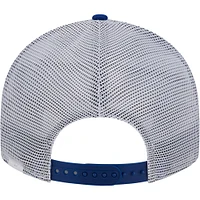Men's New Era Royal Los Angeles Dodgers LP Circle Trucker 9FIFTY Adjustable Hat