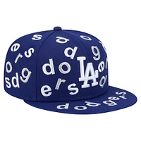 Men's New Era Royal Los Angeles Dodgers Team Confetti 59FIFTY Fitted Hat