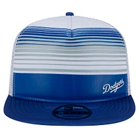 Men's New Era Royal Los Angeles Dodgers Team Horizon 9FIFTY A-Frame Trucker Snapback Hat