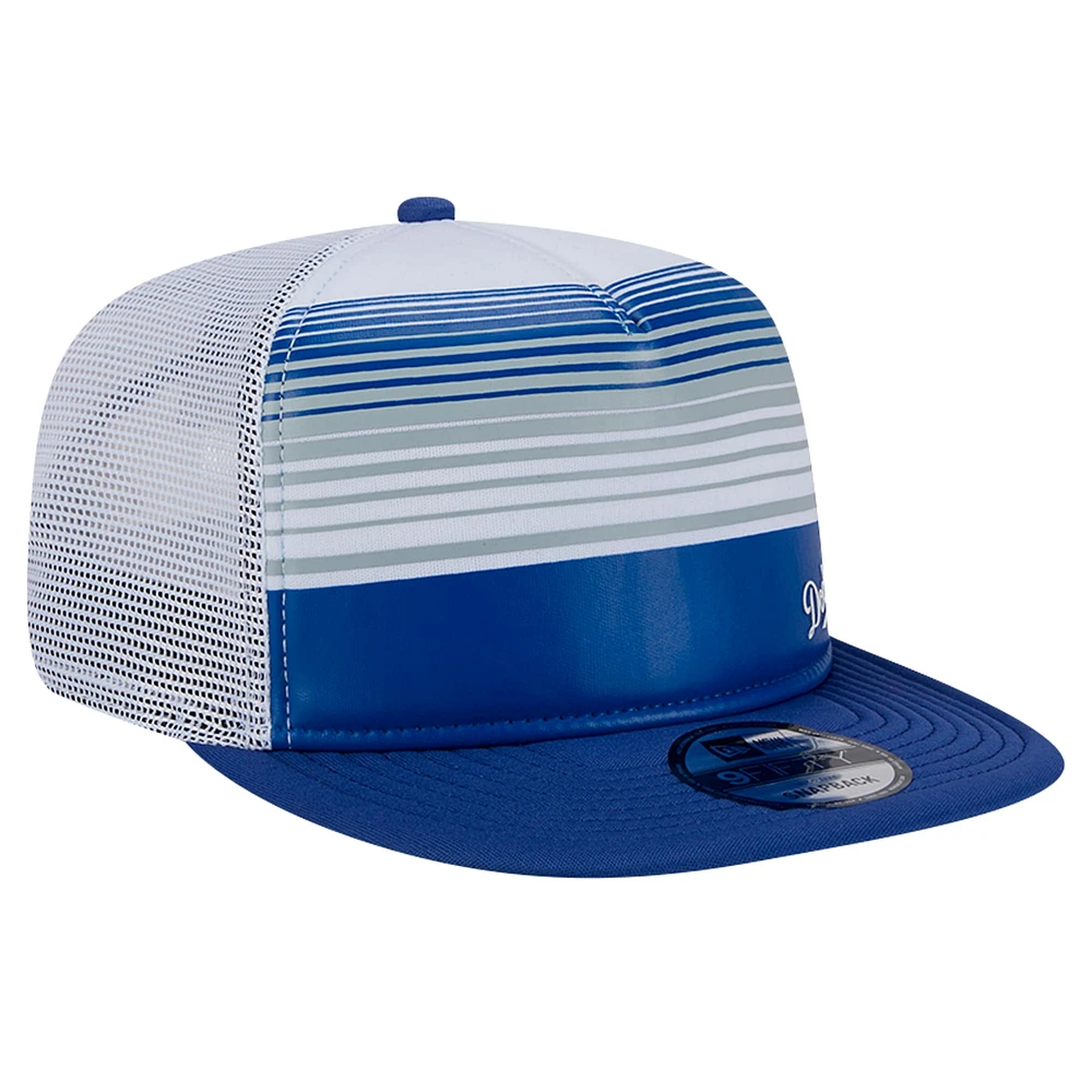 Men's New Era Royal Los Angeles Dodgers Team Horizon 9FIFTY A-Frame Trucker Snapback Hat