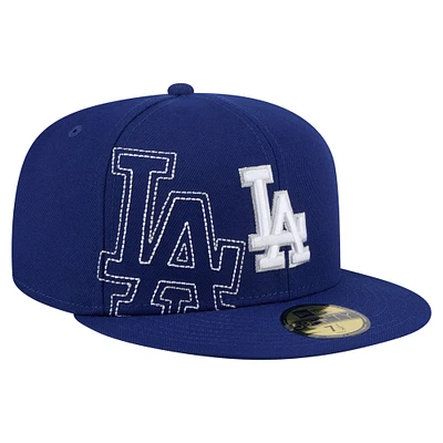 Casquette ajustée 59FIFTY New Era Royal Los Angeles Dodgers pour homme