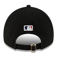 Men's New Era White/Black Los Angeles Dodgers 2024 World Series Champions Locker Room 9TWENTY Adjustable Hat