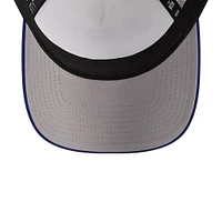 Men's New Era White/Royal Los Angeles Dodgers Stacked A-Frame Trucker 9FORTY Adjustable Hat