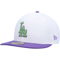 Men's New Era White Los Angeles Dodgers 2020 World Series Side Patch 59FIFTY Fitted Hat