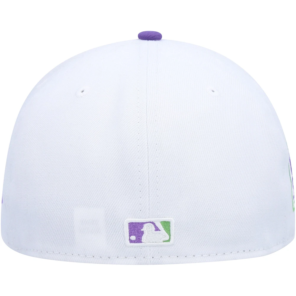 Men's New Era White Los Angeles Dodgers 2020 World Series Side Patch 59FIFTY Fitted Hat