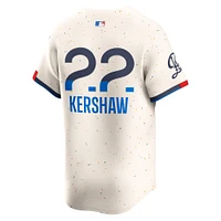 Men's Nike Clayton Kershaw Cream Los Angeles Dodgers 2024 City Connect Limited Player Jersey