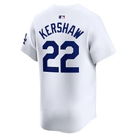 Men's Nike Clayton Kershaw White Los Angeles Dodgers Home Limited Player Jersey