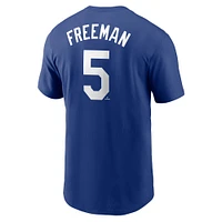 Men's Nike Freddie Freeman Royal Los Angeles Dodgers 2025 MLB World Tour: Tokyo Series Name & Number T-Shirt