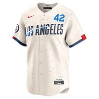 Men's Nike Jackie Robinson Cream Los Angeles Dodgers 2024 City Connect Limited Player Jersey