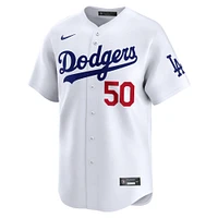 Maillot de joueur Nike Mookie Betts pour hommes, blanc, Los Angeles Dodgers Home Limited Player