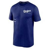 Men's Nike  Royal Los Angeles Dodgers Authentic Collection Early Work Tri-Blend Performance T-Shirt