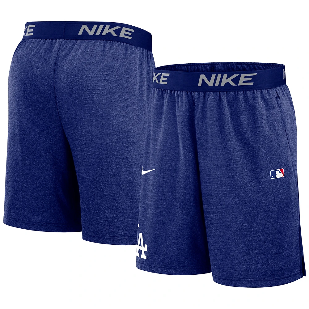 Short en tricot Nike Royal Los Angeles Dodgers Authentic Collection Performance pour homme
