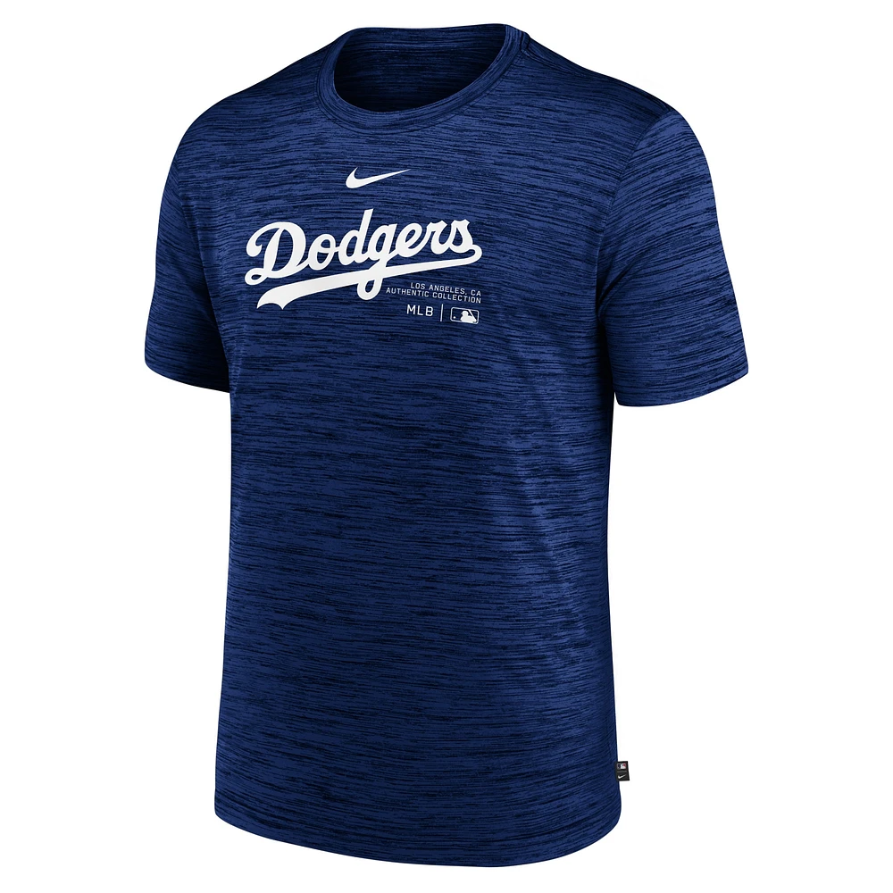 Men's Nike  Royal Los Angeles Dodgers Authentic Collection Velocity Performance T-Shirt